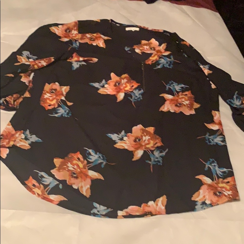$25 maurices floral print blouse